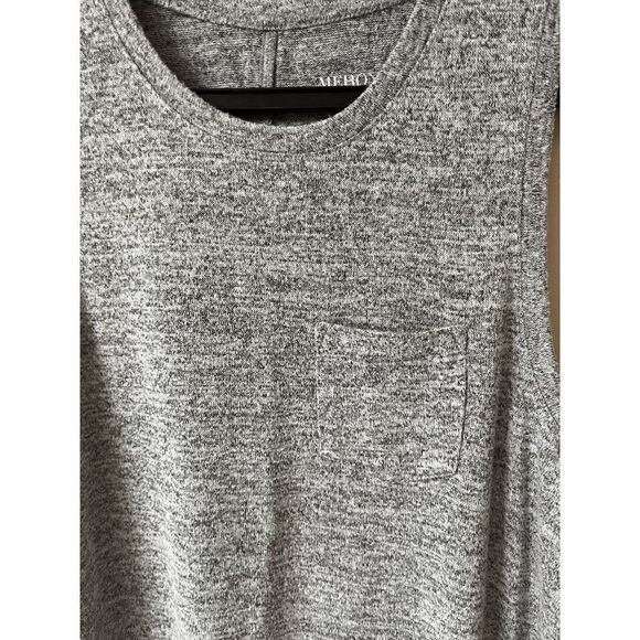 Merona Womens Sleeveless Crew Neck Muscle Tank Top Grey Sz S - Picture 5 of 5